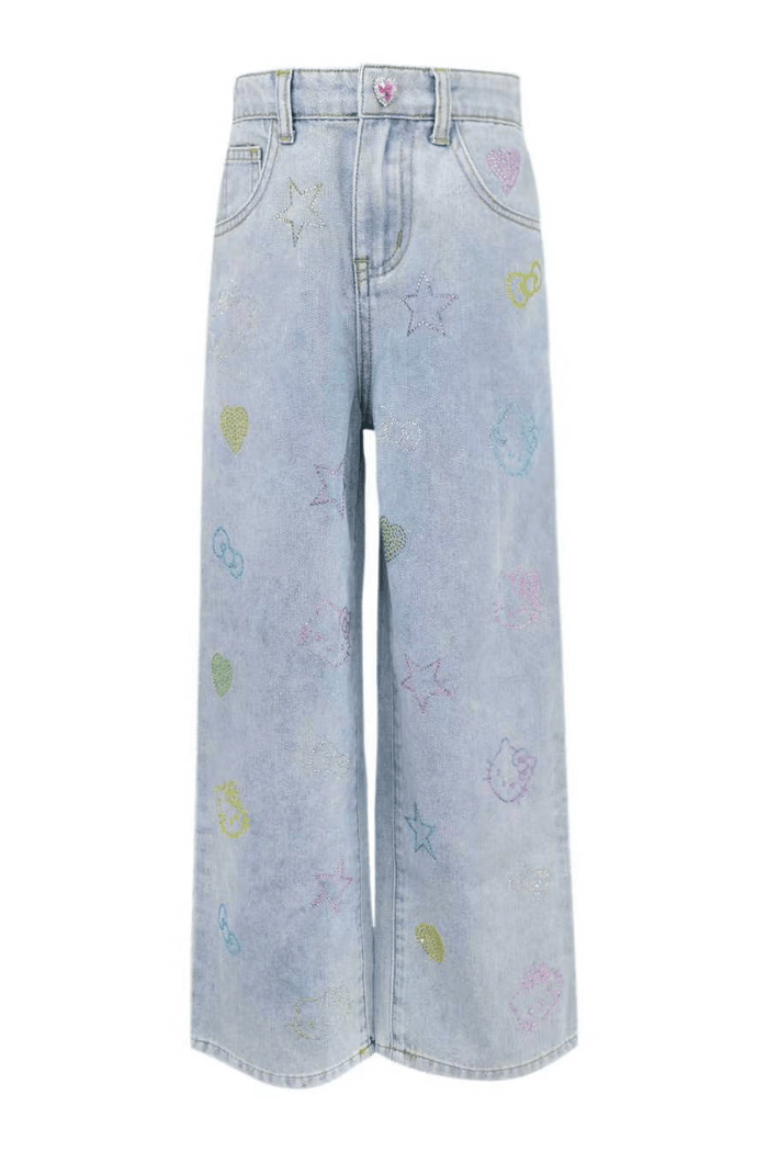 Lola + The Boys Bottoms Hello Kitty® Crystal Jeans