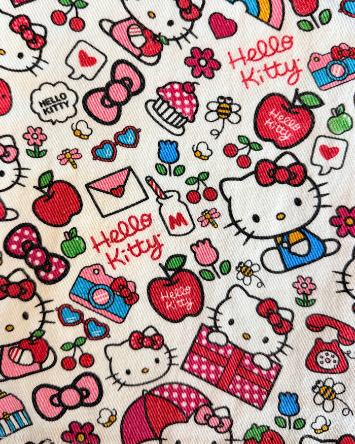 Lola + The Boys Bottoms Hello Kitty Icon Print Jeans