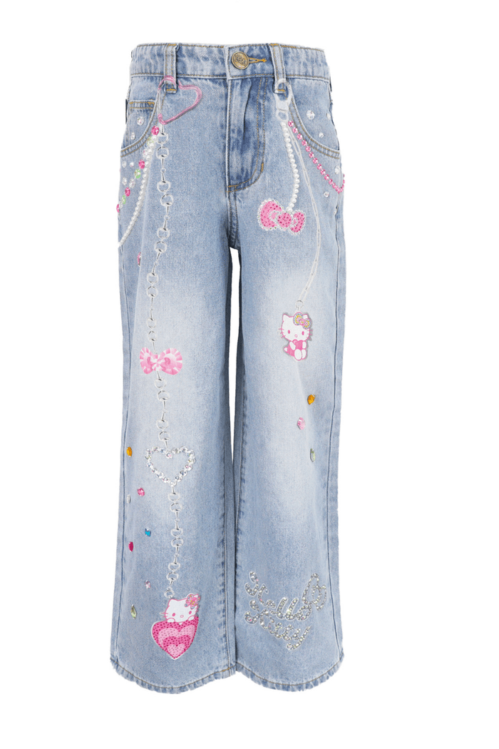 Lola + The Boys Bottoms Hello Kitty® Sparkle Vibes Jeans