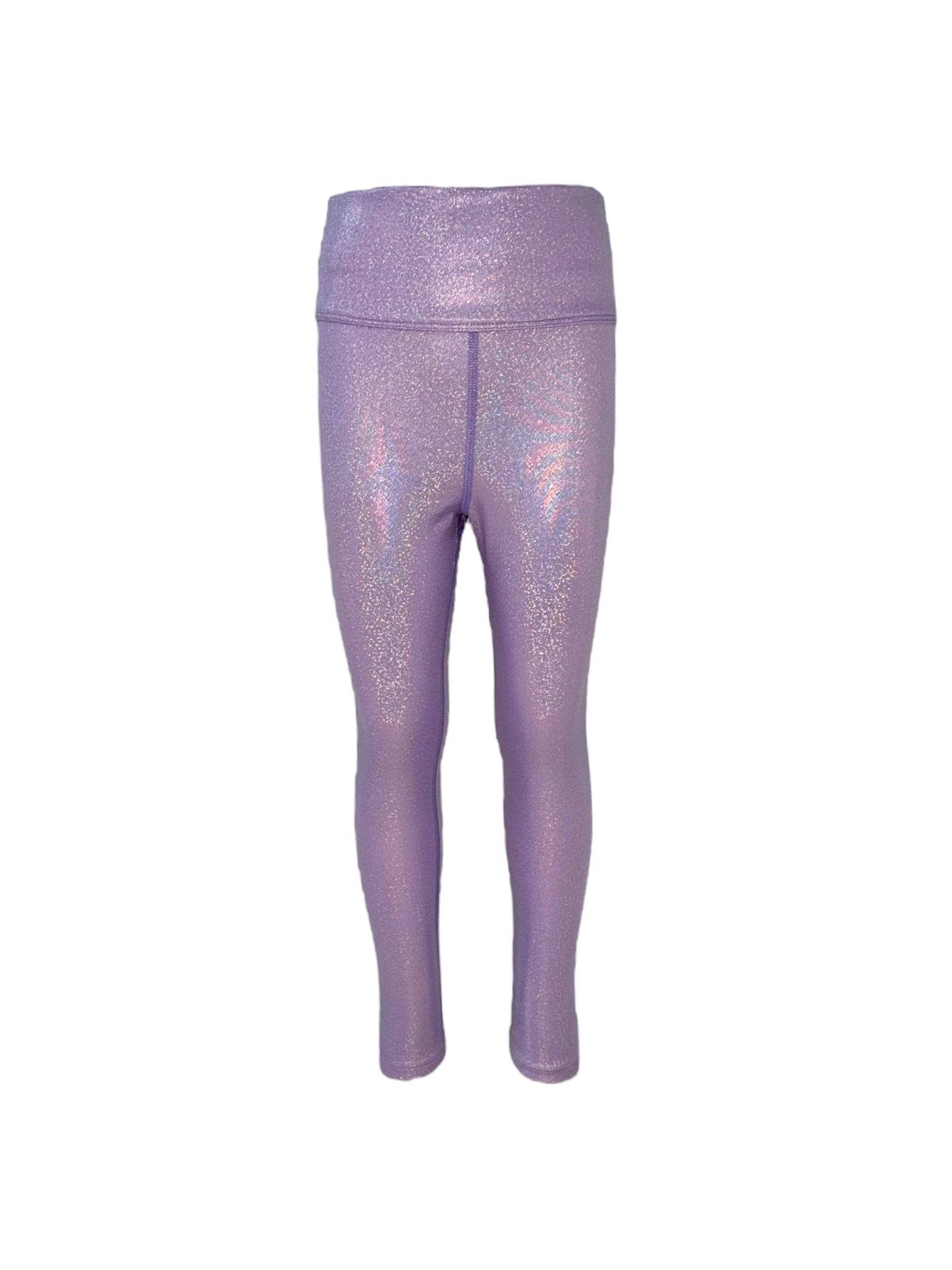 Pink Sparkle Youth Girls Leggings/Tights