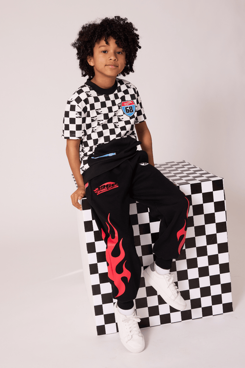 Lola + The Boys Bottoms 2 Hot Wheels™ Flame Joggers