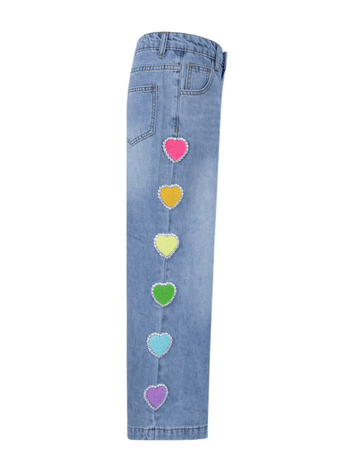 Lola + The Boys Bottoms I Heart You Jeans