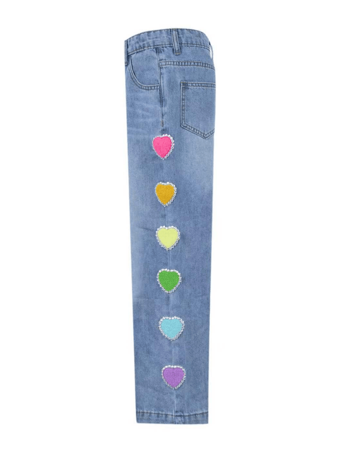 Lola + The Boys Bottoms I Heart You Jeans