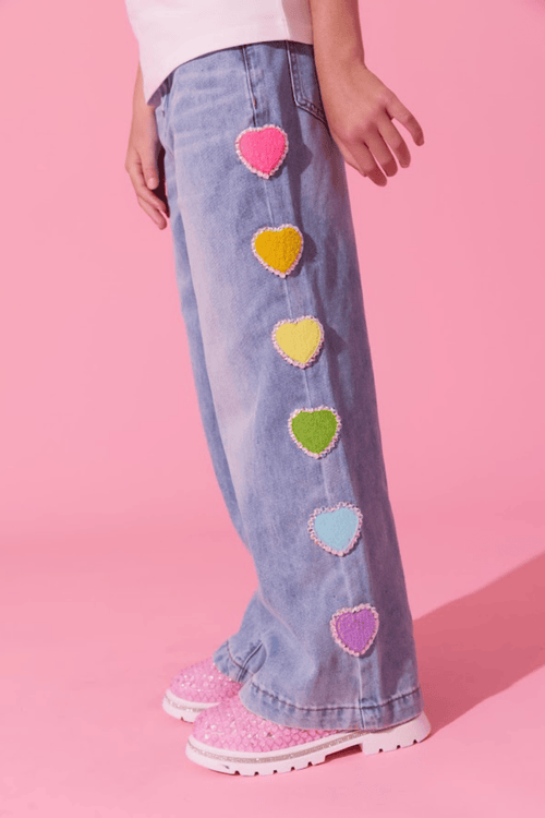 Lola + The Boys Bottoms 2 I Heart You Jeans