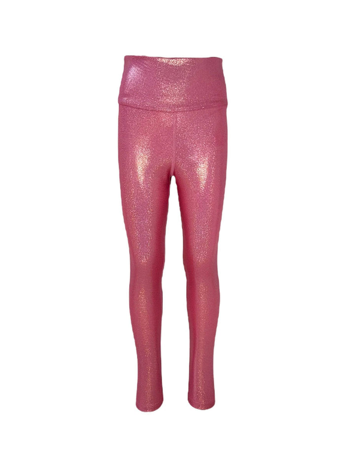 Lola + The Boys Bottoms Metallic Pink Athletic Leggings