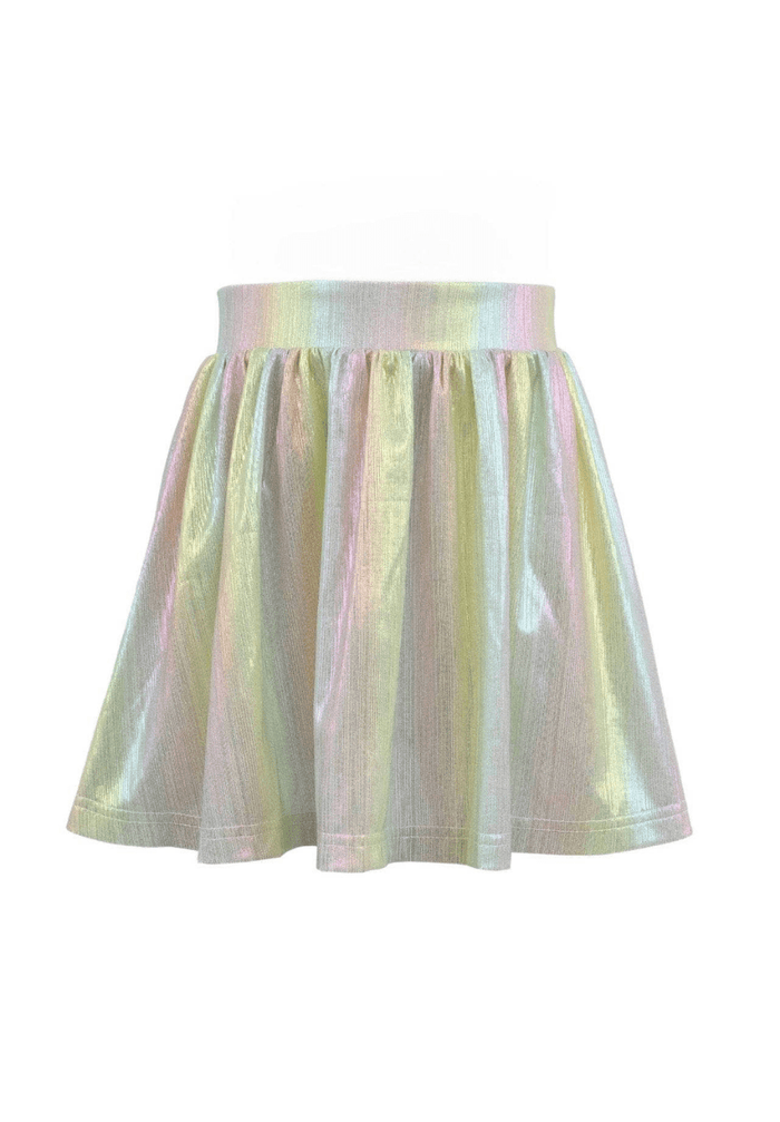Lola + The Boys Bottoms Pastel Ombre Metallic Skirt