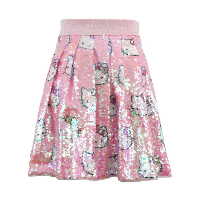 Lola + The Boys Bottoms 2 Sequin Hello Kitty Skater Skirt