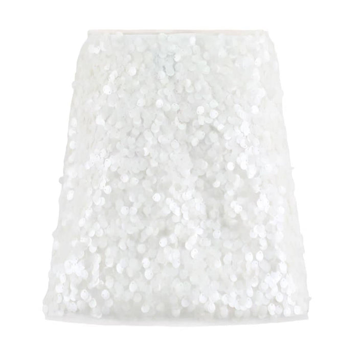 Lola + The Boys Bottoms Shimmer Mini Skirt