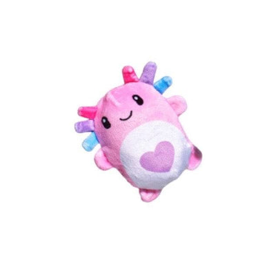 Top Trenz Axolotl Bubble Stuffed Squishy Friends - Plush Wrapped Fidget Balls