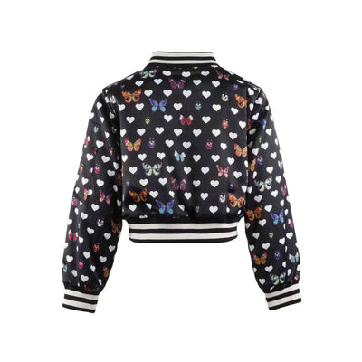 Lola + The Boys 6 Butterfly’s and Hearts Satin Bomber