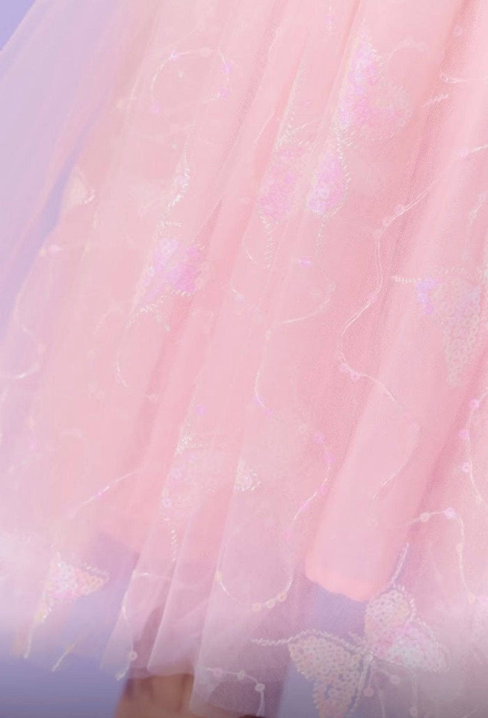 lola-new-arrival Butterfly Sequin Party Dress