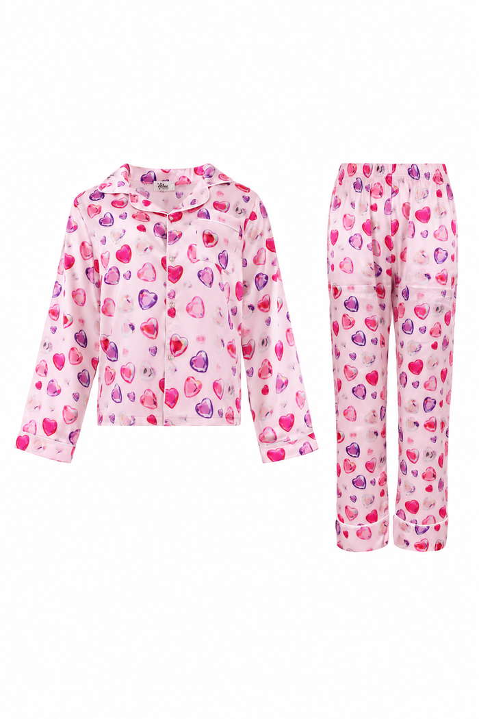 Diamond Hearts Silky Set