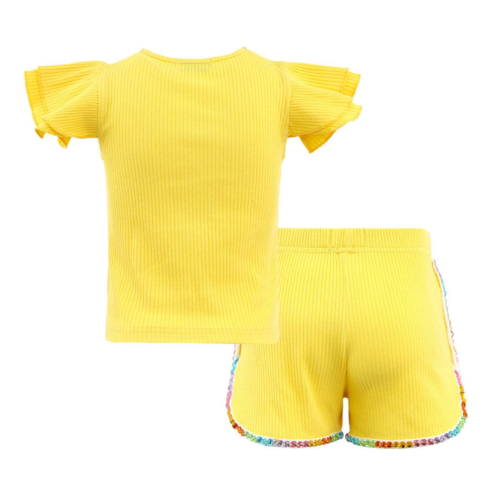 Lola + The Boys Candy Gem Sunny Ruffle Set