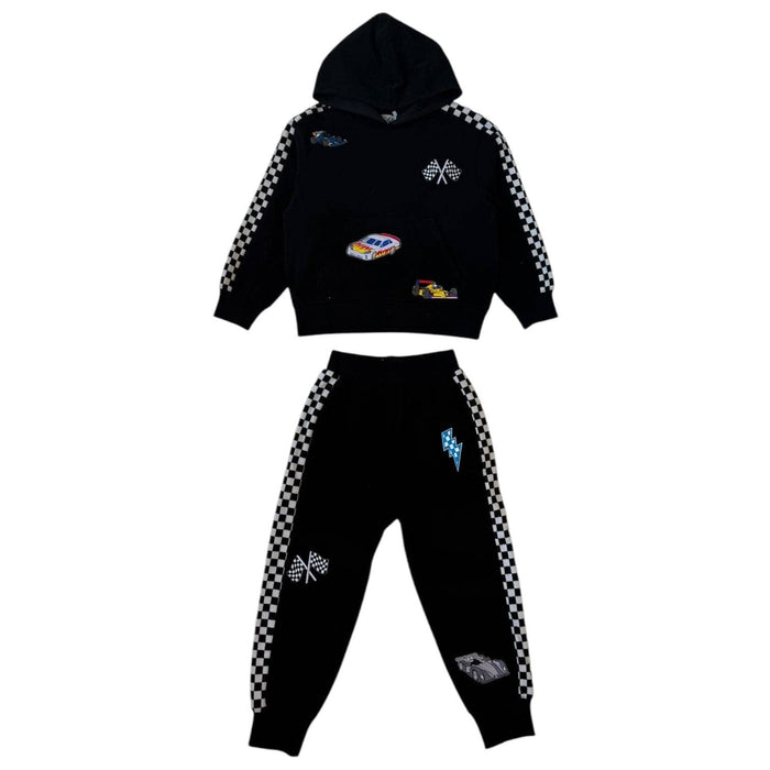 Lola + The Boys Checker Car Patch Set