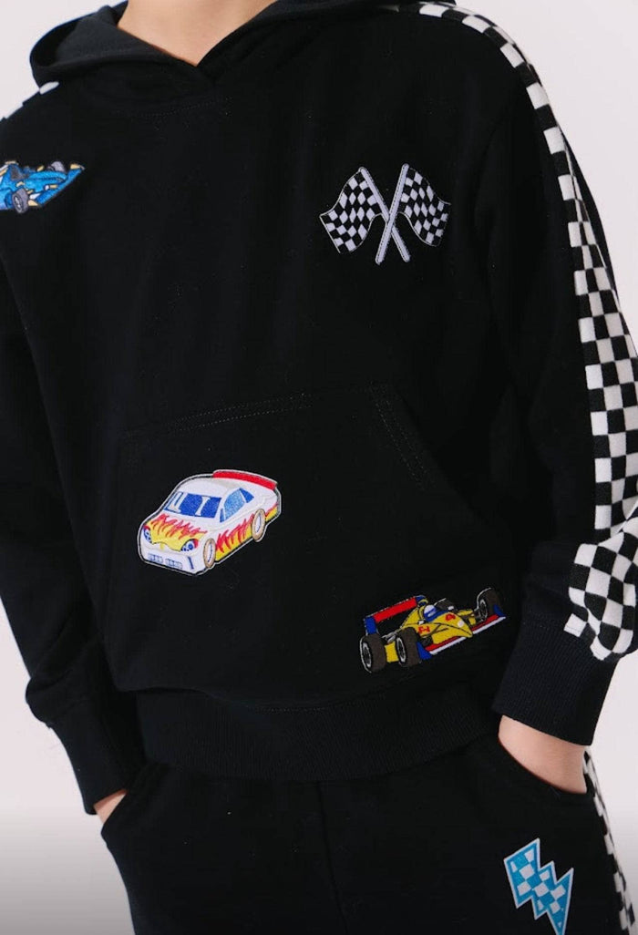 Lola + The Boys Checker Car Patch Set