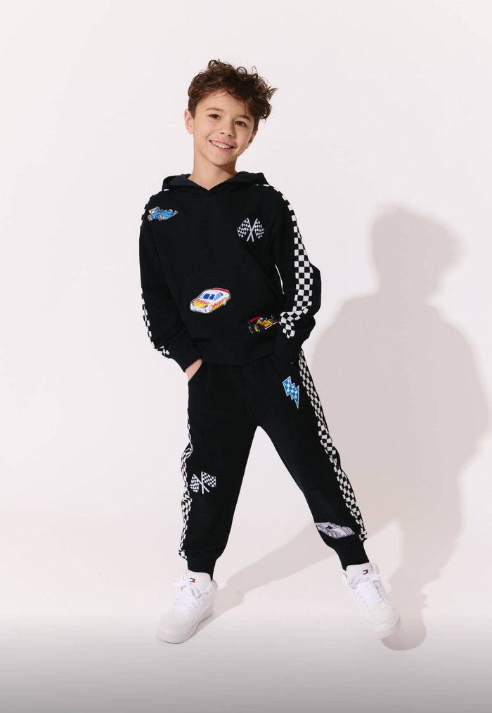 Lola + The Boys Checker Car Patch Set