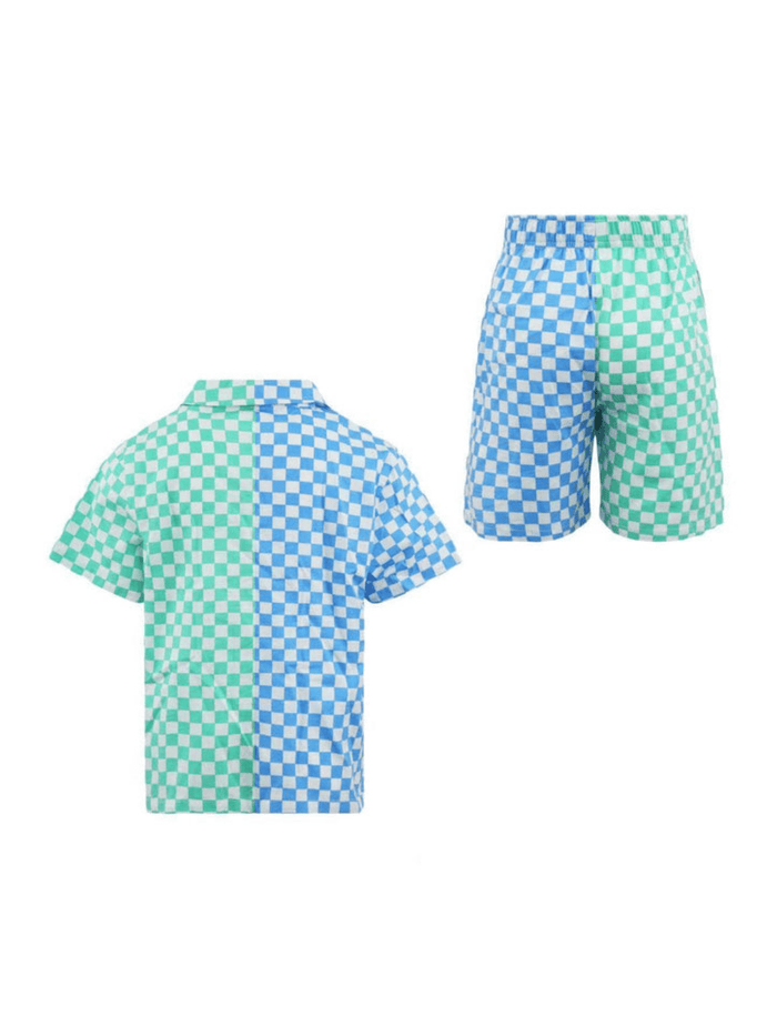 Lola + The Boys Checkered Summer Boys Set
