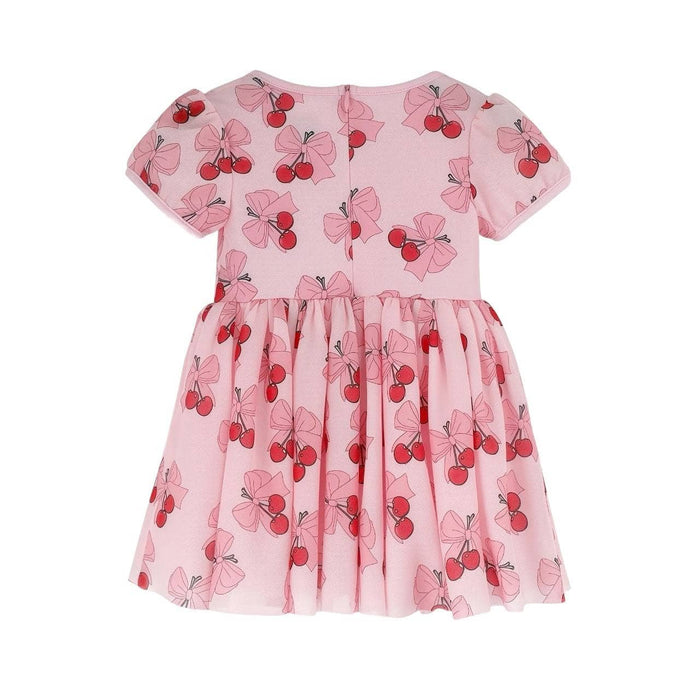 Lola + The Boys Cherry Bows Tulle Dress