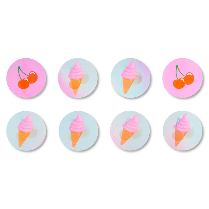 Lola + The Boys Cherry Cones Foldover Cards