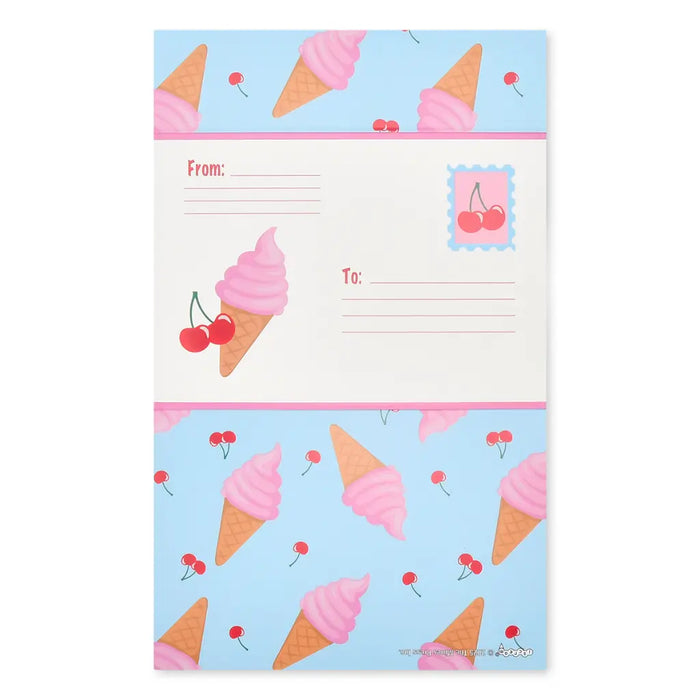 Lola + The Boys Cherry Cones Foldover Cards