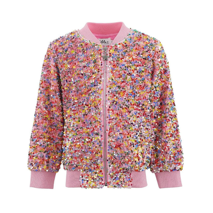Lola + The Boys Confetti Shimmer Party Bomber