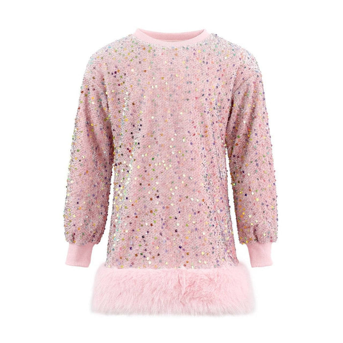 Lola + The Boys Confetti Shimmer Party Dress