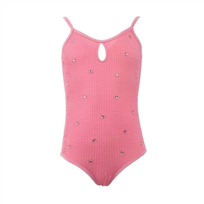 Lola + The Boys Crinkle Crystal Swimsuit