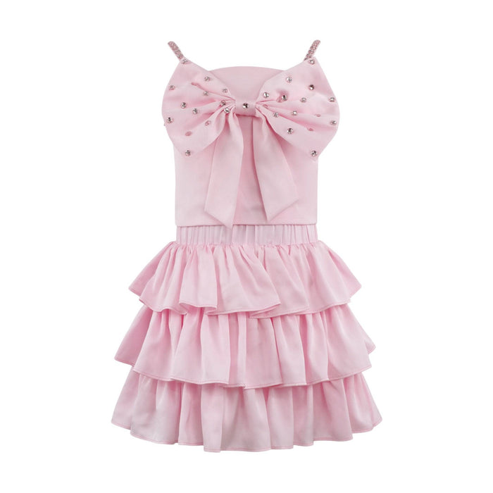 Lola + The Boys Crystal Big Bow Set