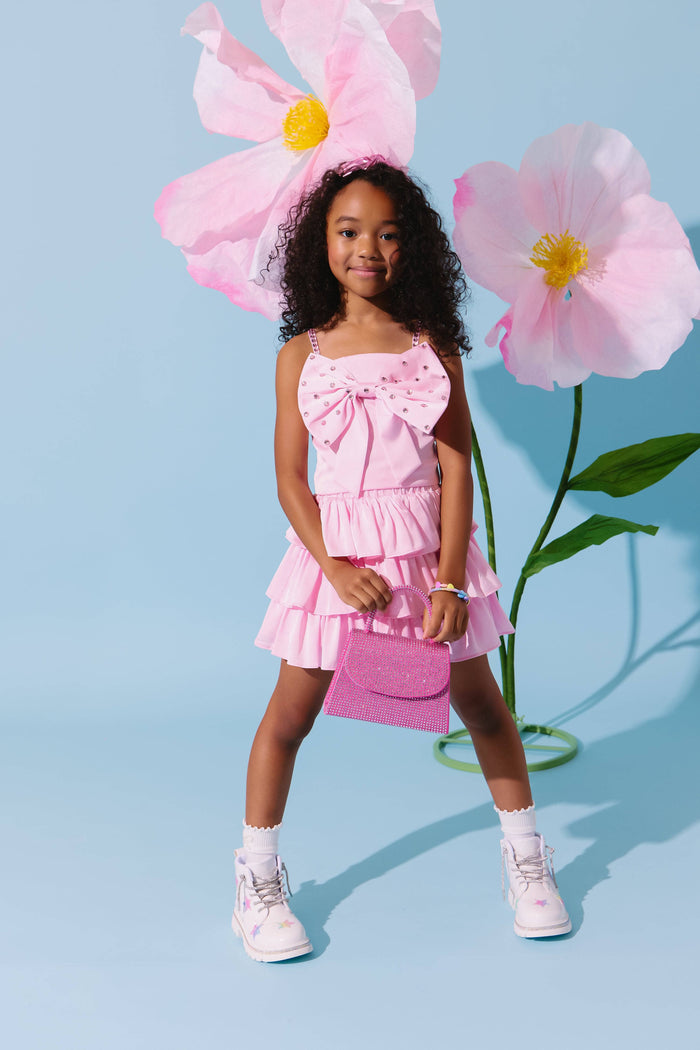 Lola + The Boys Crystal Big Bow Set