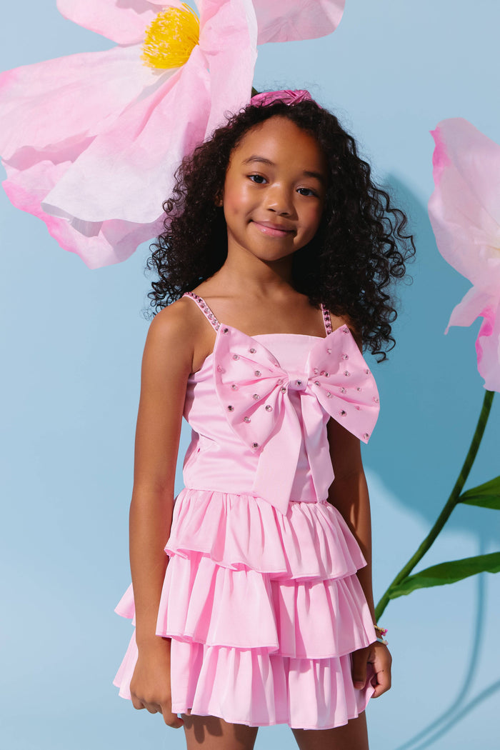 Lola + The Boys Crystal Big Bow Set