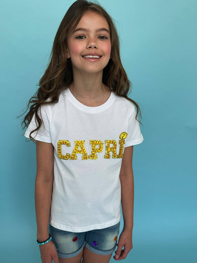 Lola + The Boys Crystal Capri T-shirt
