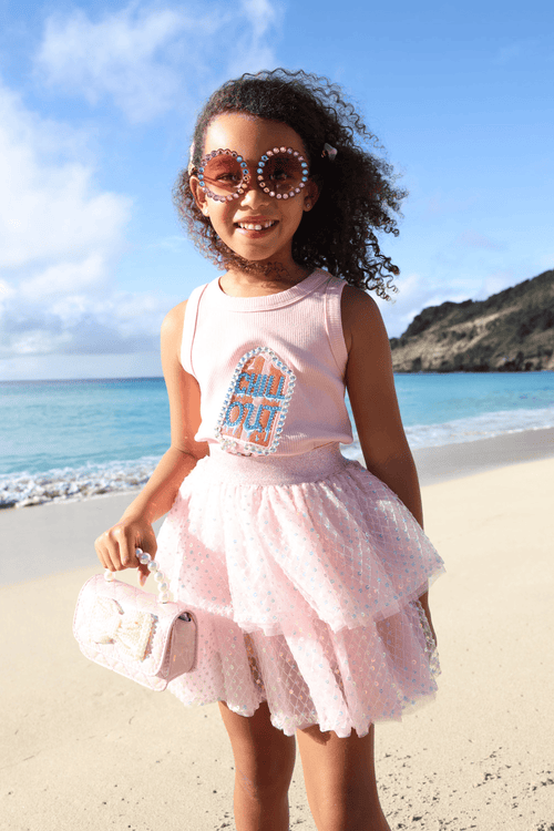 Lola + The Boys Crystal Chill Out Top