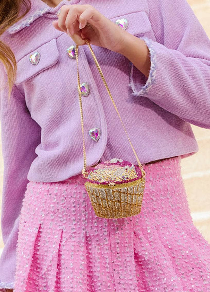Lola + The Boys Crystal Cupcake Clutch