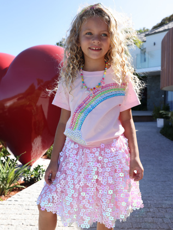 Lola + The Boys Crystal Rainbow Dreams T-shirt