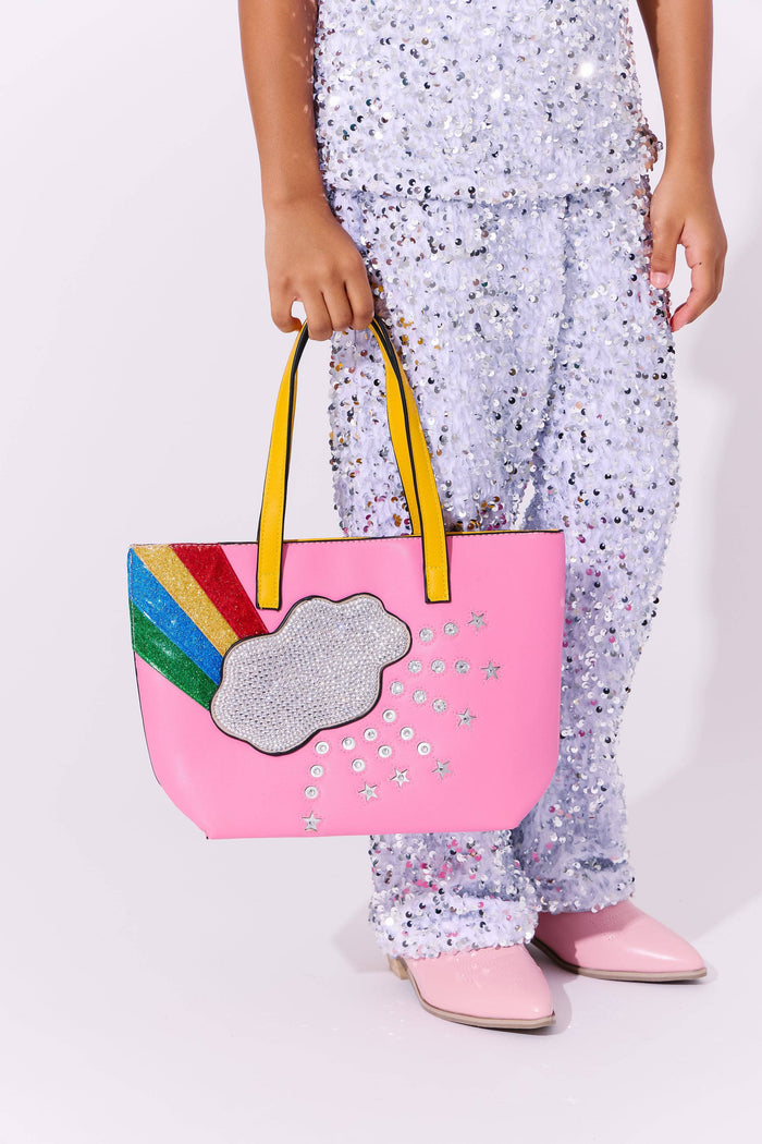 Lola + The Boys Crystal Rainbow Tote