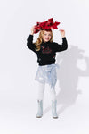 Lola + The Boys Crystal Santa Baby Hoodie