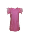 exclude-sale Crystal Shimmer Feather Dress