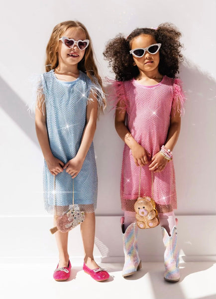 ワンピース LOLA PUFFY DRESS(S) 3D Butterfly Puffy Sleeve Dress