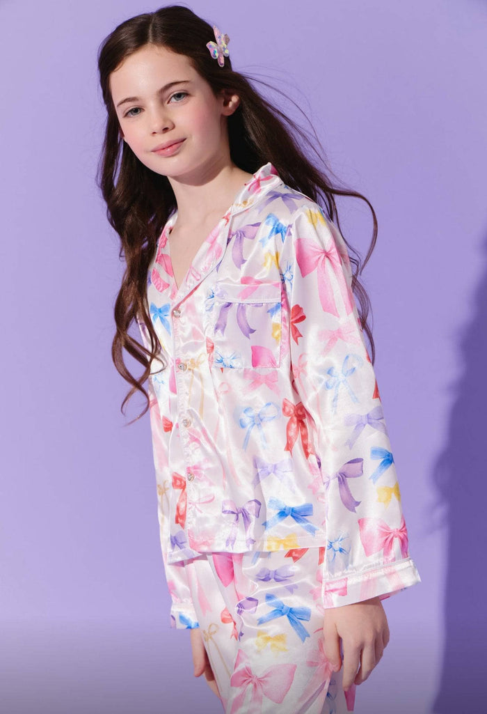 lola-new-arrival Cutie Bows Silky Set