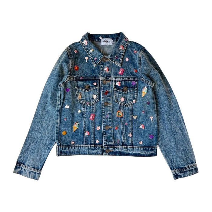 Lola + The Boys Cutie Charms Denim Jacket