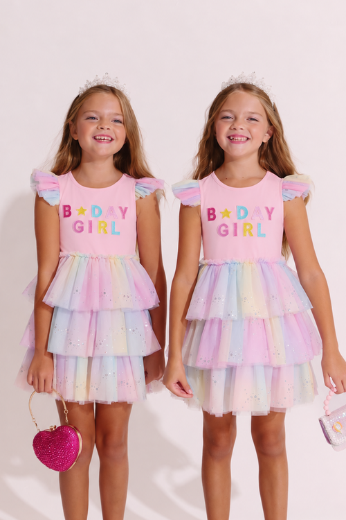 Birthday Girl Ombre Dress