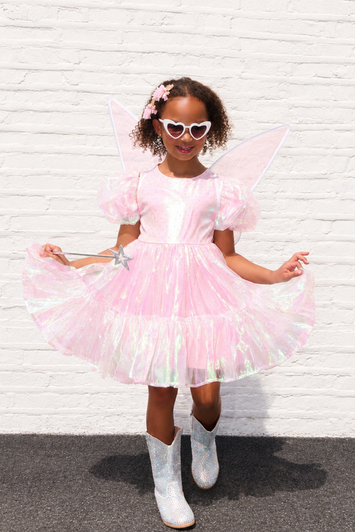 Bubble Gum Hologram Dress