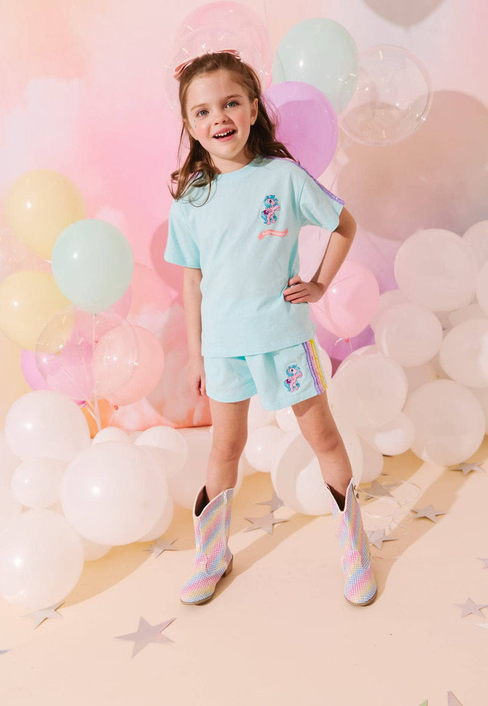 Lola + The Boys Day Dreamer Stripe Short Set