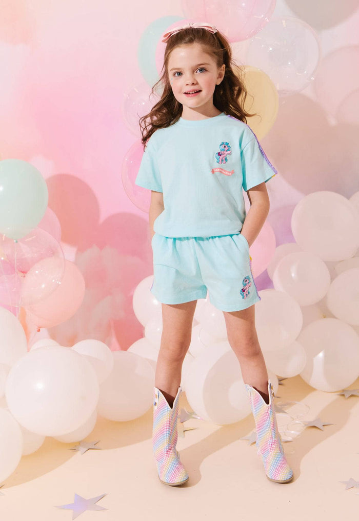 Lola + The Boys Day Dreamer Stripe Short Set