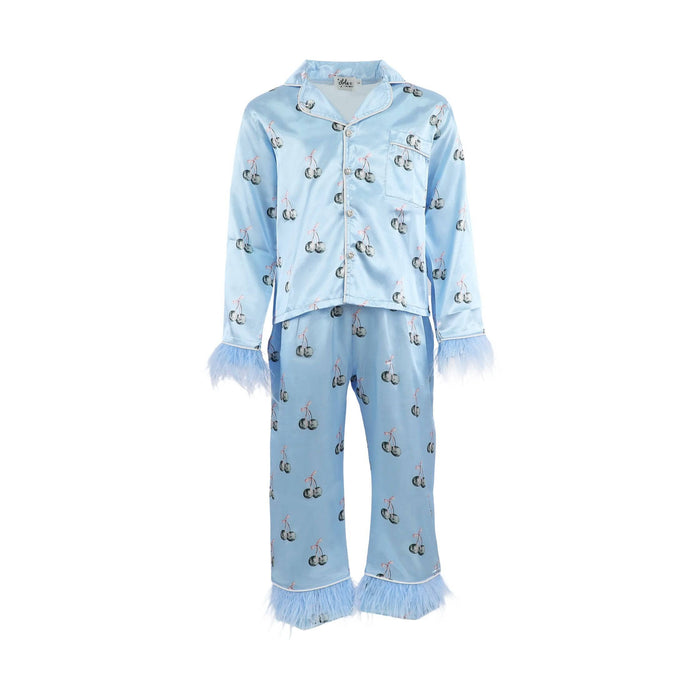 Lola + The Boys Disco Cherry Silk Set