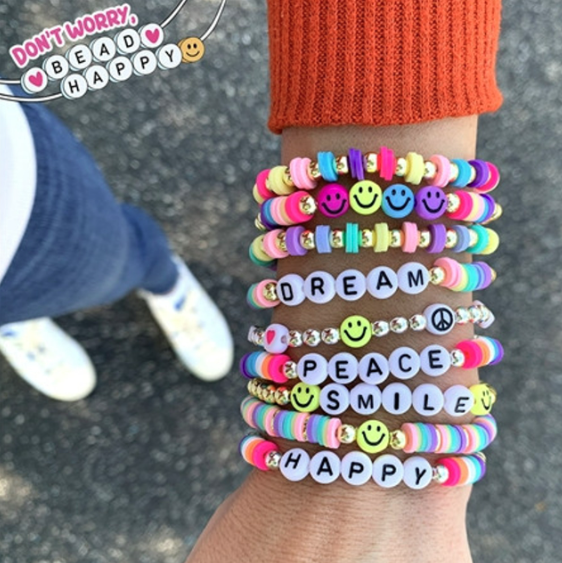 Top Trenz Don't Worry Bead Happy Bracelets