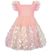 Lola + The Boys Dress 3D Butterfly Puffy Sleeve Dress