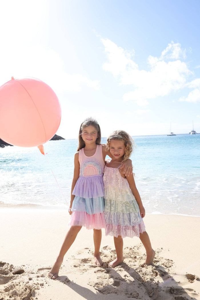 3D Rainbow Peach Tank Dress, 8 3D Rainbow Peach Tank Dress, 8