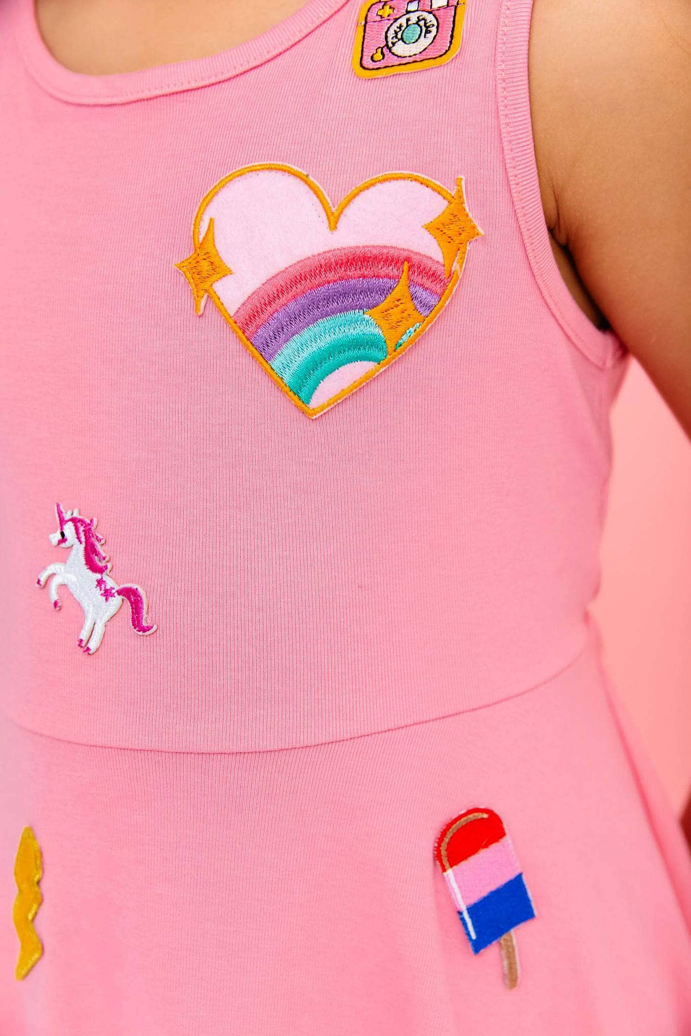 Lola + The Boys Dress All About The Patch Tank Dress