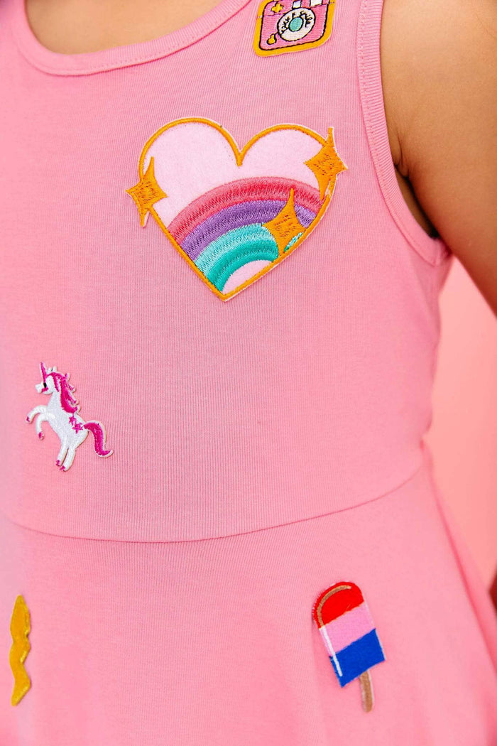 Lola + The Boys Dress All About The Patch Tank Dress